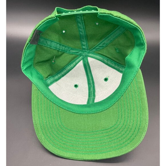 Vintage John Deere Snapback Hat Cap Stubblefield Implement Alton MO Green Patch - Picture 5 of 10